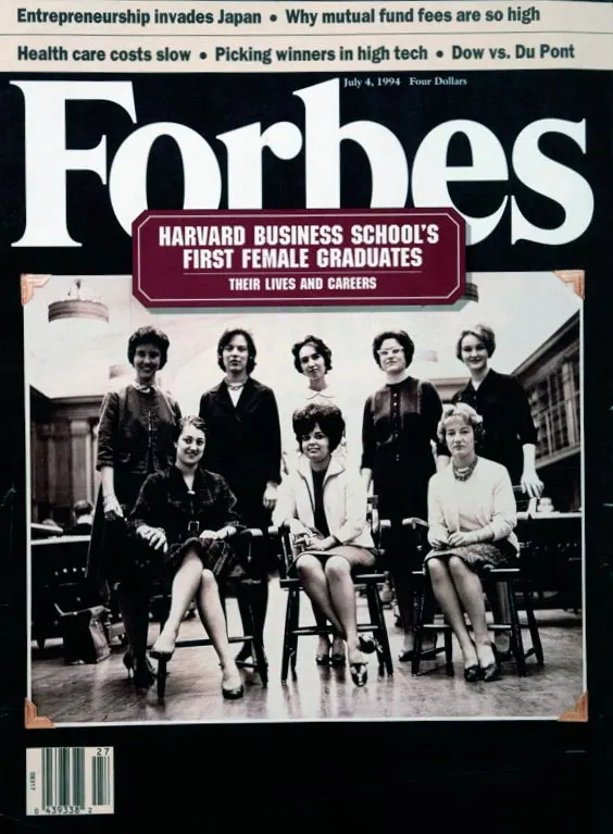 "Harvard Business School's First Female Graduates: Their Lives and Careers." Forbes Magazine, July 4, 1994