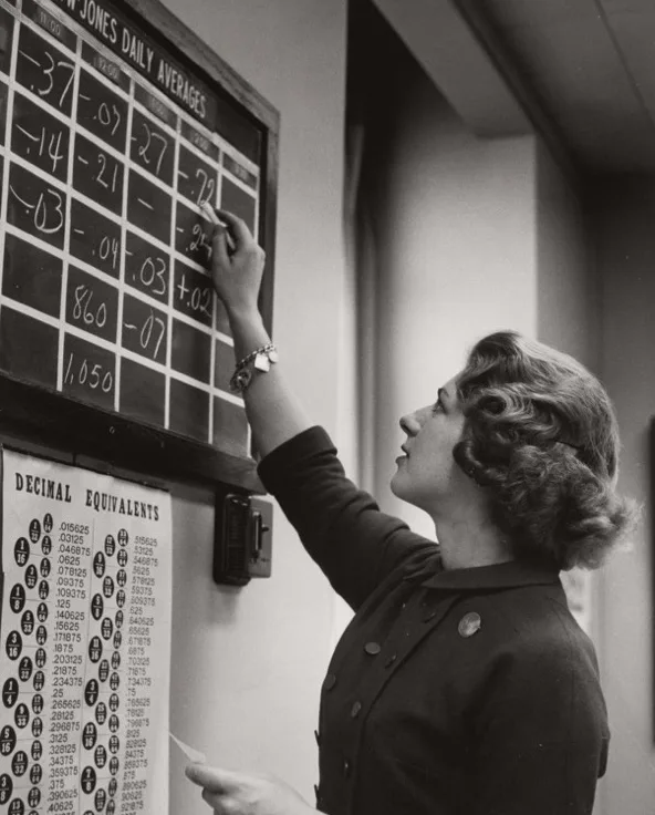 Jane Clifton completing field work for the Harvard Radcliffe Program in Business Administration at John Hancock Investments