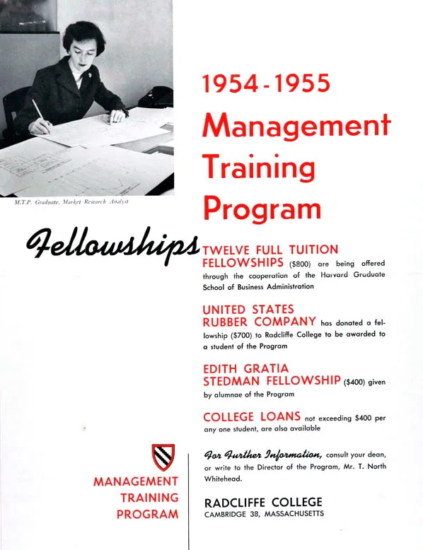 Management Training Program Fellowships, 1954-1955
