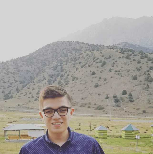 in front of mountains