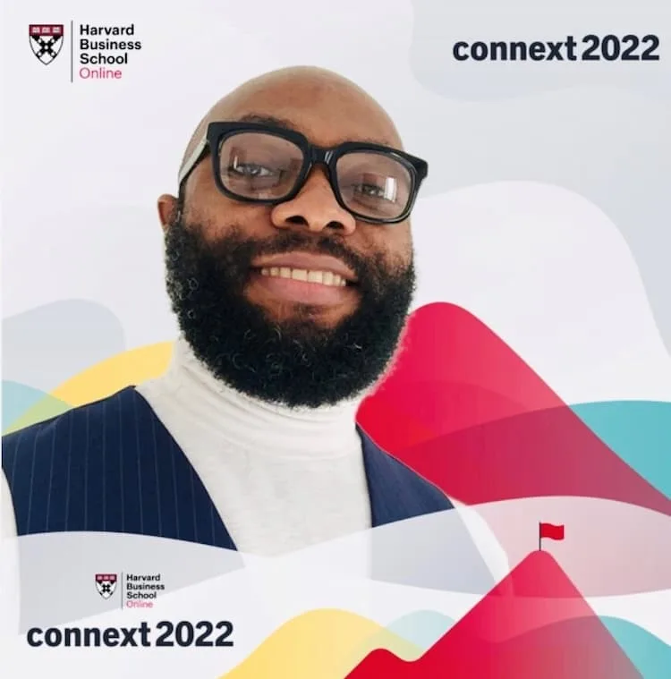 HBS Online Connext 2022 photo booth image