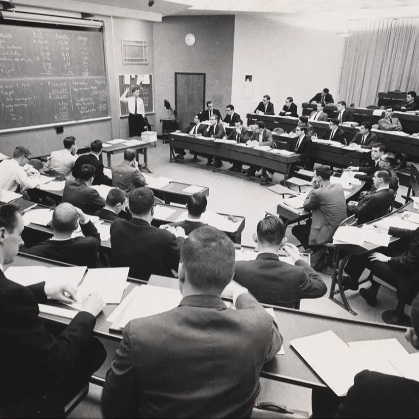 Students in a classroom