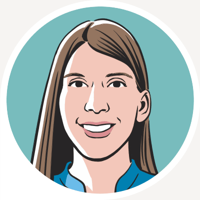 Illustrated portrait of Kelsey Russell, Email and CRM Specialist at Harvard Business School's Working Knowledge online publication