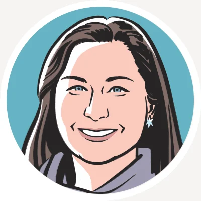 Illustrated portrait of Avery Forman, Senior Associate Editor at Harvard Business School's Working Knowledge online publication