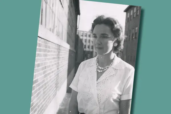 test photograph of Meroë Morse, August 1959