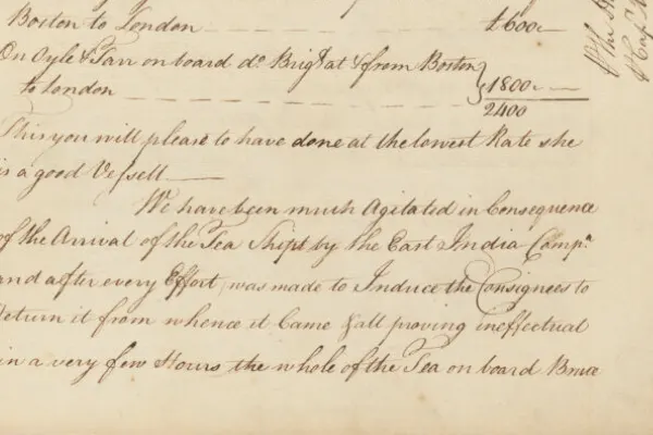 Description of Boston Tea Party