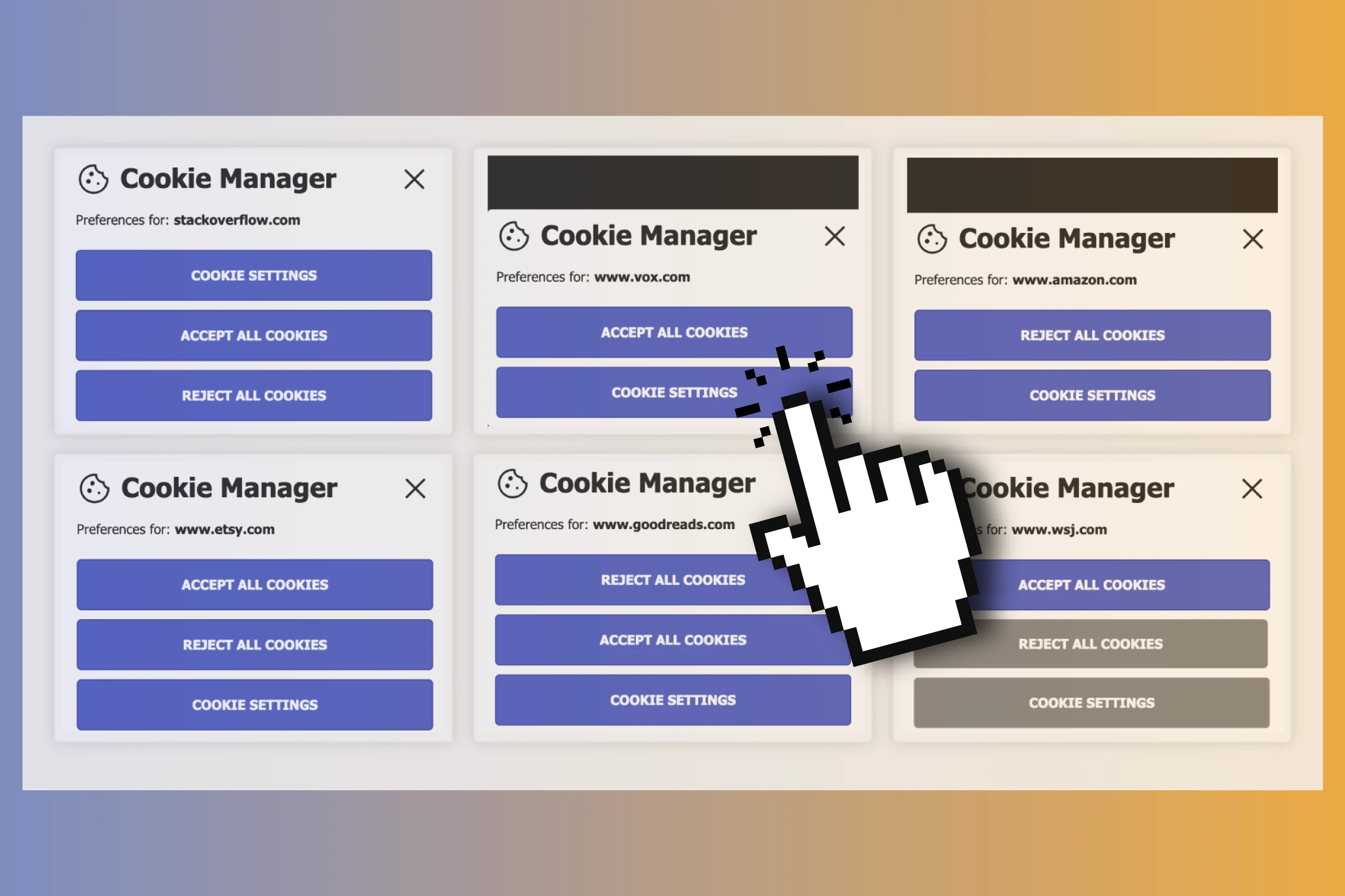 The Time Cost of Customizing Website Cookies, Visualized | Working ...