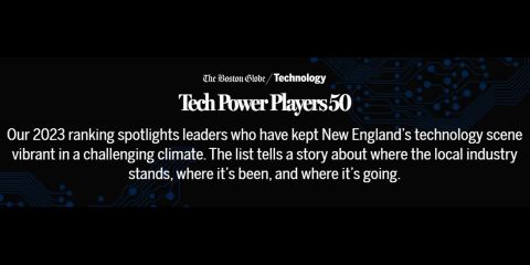 Boston Globe Technology banner: Tech Power Players 50