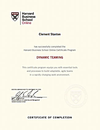 Certificate of Completion