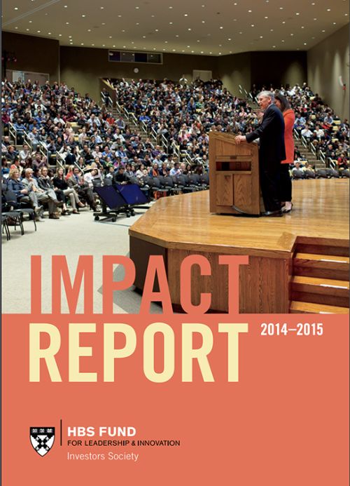 2015 Investors Society Report