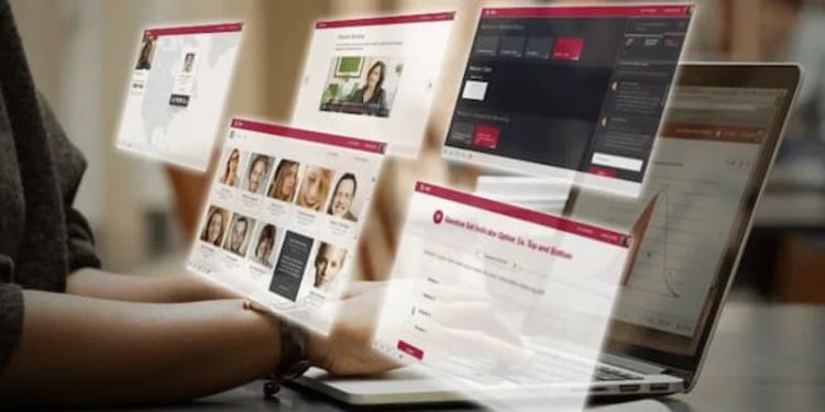 image of various HBX computer screens