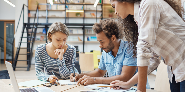 Young Professionals Working at a Startup