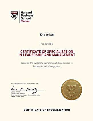 Certificate of Specialization