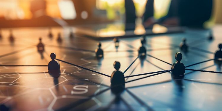 Strategic overview of a team of wooden figures