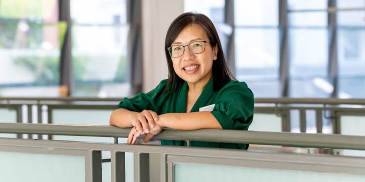 Margaret Lee in her office