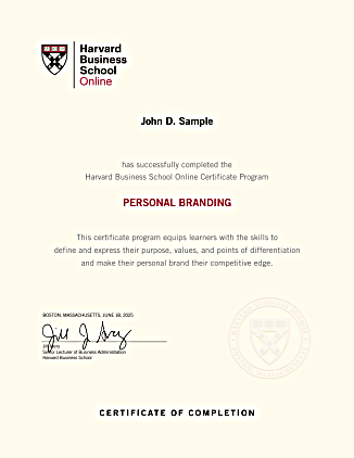 Certificate of Completion