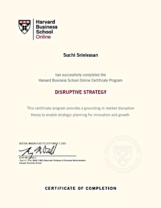 Certificate of Completion