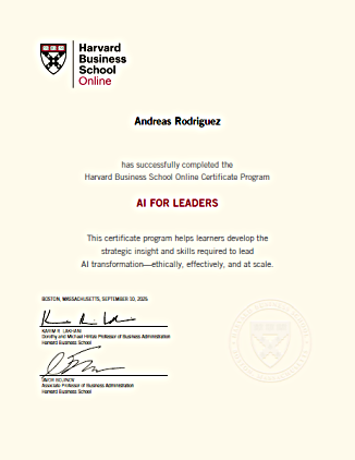 Certificate of Completion