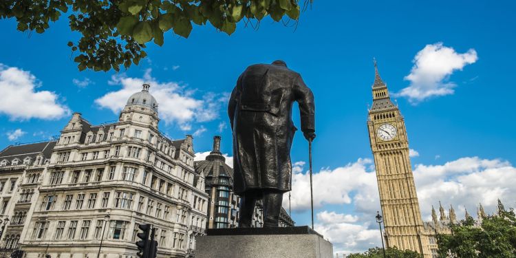 Winston Churchill statue in London